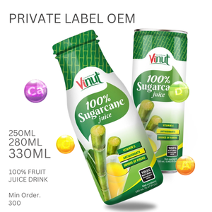 Échantillon gratuit 100% fruit naturel de canne à sucre 250ml boisson de jus de fruit sans purée de sucre boisson du Vietnam OEM de marque privée - Product Image 4