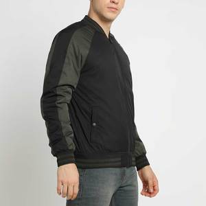 Blouson aviateur personnalisé de haute qualité pour hommes, style vintage, avec poignets côtelés à fermeture éclair et matériau en polyester de qualité supérieure, 2025 - Product Image 3