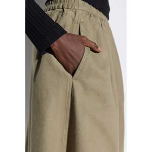 Falda Informal Natural con Cintura Elástica 100% Algodón, Largo Midi - Product Image 4