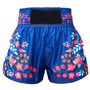 2023 últimos pantalones cortos de boxeo de satén personalizados servicio OEM bajo MOQ adultos patrón de ropa deportiva al por mayor MMA ropa de artes marciales - Product Image 1