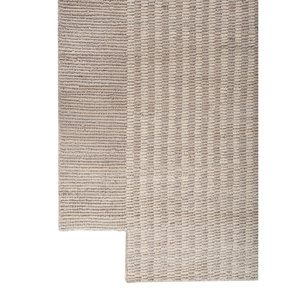 Alfombra Rectangular de Lana Hecha a Mano en Gris y Negro, Alfombra de Color Sólido para el Hogar, Pasillo, Sala de Estar, Dormitorio-HWL-440 - Product Image 4