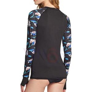 เสื้อแรชการ์ดของผู้หญิงแบบคลาสสิกแห้งเร็วระบายอากาศได้ดีเสื้อแรชการ์ด UPF50สำหรับผู้หญิงสวมใส่สบายกำลังมาแรง - Product Image 2