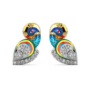 Vibrant Vanity Boucles d'oreilles diamant or jaune - Product Image 3