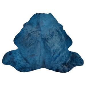 Tissu teint en cuir de vachette couleur unie poils véritables sur peau de vache pour chaussures sacs et maroquinerie faite à la main - Product Image 4