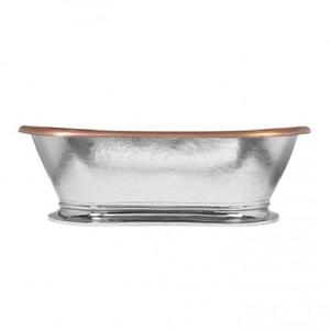 อ่างอาบน้ำเคลือบโลหะทองแดงดีไซน์ใหม่สำหรับใช้ในร่มอ่างอาบน้ำเคลือบนิกเกิลเงาแบบโบราณคุณภาพสูงตามความต้องการ - Product Image 1