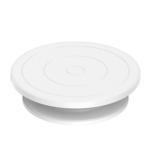 Marbre blanc avec support à gâteau doré - Product Image 4