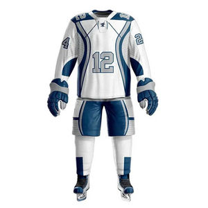 Uniforme de hockey sur glace de haute qualité, best-seller, personnalisable, respirant, séchage rapide, tissu doux 100% polyester - Product Image 1