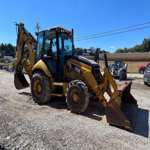 En Stock máquina de construcción Caterpillar retroexcavadora cargadora de ruedas usado CAT 420E en venta estado Original con envío rápido - Product Image 1