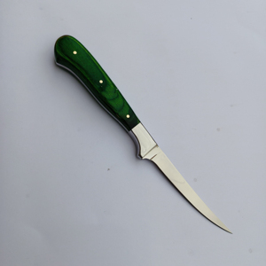 Couteau de chef à filet personnalisé et fait à la main avec manche en bois Couteau à filet de cuisine avec étui en cuir - Product Image 4