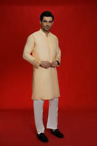 Precio al por mayor personalizado de alta calidad Shalwar Kameez para hombres cómodo diseño único para fiestas - Product Image 3