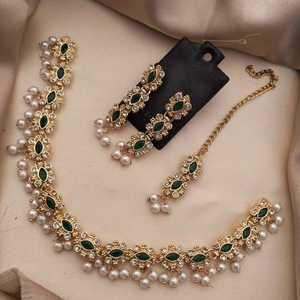 Pakistan Suppliers Bridal <b>Jewelry</b> <b>Set</b> Best Selling Products <b>Indian</b> Pakistani Bridal Wedding <b>Jewelry</b> <b>Set</b> Women Necklace Earrings - Product Image 5