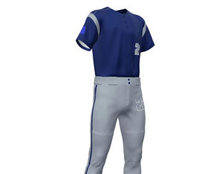Ensemble de maillot et de pantalon de baseball imprimé respirant, uniforme sportif conçu pour les entraînements sportifs d'équipe et les matchs de compétition - Product Image 3
