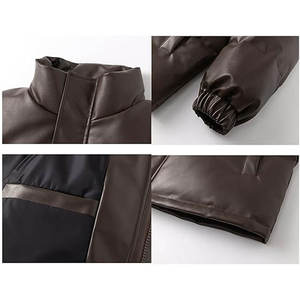 เสื้อแจ็คเก็ตพัฟเฟอร์สำหรับผู้หญิงบุด้วยผ้าฝ้ายสำหรับฤดูหนาว คอตั้ง ปิดด้วยซิป ดีไซน์ระบายอากาศได้ พับเก็บได้ มีกระเป๋าหลายช่อง ไซส์ใหญ่พิเศษ อุ่นสบาย - Product Image 2