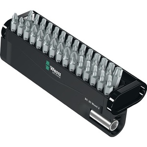 Assortiment de 30 embouts Wera PH/PZD/TX pour bois, adaptés à diverses applications de tournevis - Product Image 1
