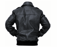 Blouson aviateur décontracté en cuir pour l'hiver, taille plus, unisexe, noir, fermeture éclair, doublure respirante, pour l'extérieur