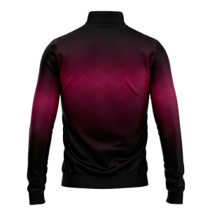 Sweat-shirt pour homme en polaire polyester/coton, demi-zip, logo sur le devant, col montant, hiver, anti-froissement, fabrication sur mesure - Product Image 4