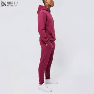 Vente en gros 100% coton biologique survêtement d'hiver pour hommes de haute qualité 400-500 Gsm Streetwear Jogging pull polaire pantalons de survêtement - Product Image 5