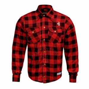 Camisa de franela de algodón Kelvar Linin personalizada para hombre, informal, de ajuste largo y relajado, dos tonos de color, cómoda, para carreras de motos - Product Image 5