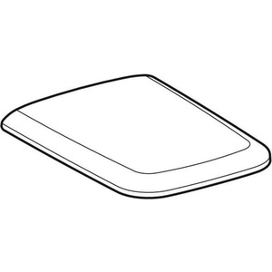 Siège de toilette Geberit ICon Square à fermeture douce avec mécanisme de dégagement rapide, blanc - Product Image 5