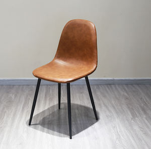 Muebles de Comedor, Silla Lateral Ergonómica y Elegante, Muebles de Apartamento, Patas de Metal, Sillas para Comedor - Product Image 3