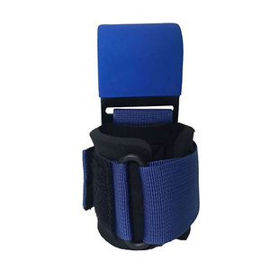 Ganchos de levantamiento de pesas antideslizantes de neopreno sólido hechos a medida de alta calidad con diseño OEM de color personalizado seguridad al por mayor - Product Image 2