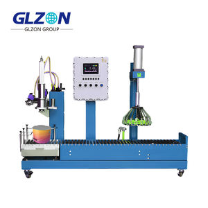 Ligne de production complète de machines de remplissage de peinture entièrement automatiques et semi-automatiques pour bidons, seaux et bacs de peinture, avec fonction de capsulage et de convoyage - Product Image 2