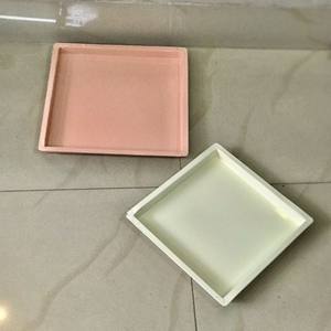 Bandeja de hierro sencilla y moderna para decoración del hogar, bandeja apilable de Metal ensamblada, colorida, para joyería - Product Image 3