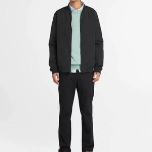 เสื้อแจ็คเก็ตบอมเบอร์สำหรับผู้ชายและผู้หญิง สไตล์หรูหรา ทันสมัย กันน้ำ เป็นมิตรกับสิ่งแวดล้อม ผ้าซาตินไหม ปักลาย  สไตล์ไฮสตรีท - Product Image 2