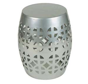 Tabouret de jardin en fer au design martelé de vente chaude avec produit de meilleure qualité fini antique en cuivre meubles en métal - Product Image 2