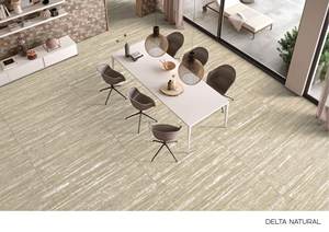 Azulejos de madera tallados 60X60 60X120Micro molde Estilo madera piso azulejos de madera superficie antideslizante mate - Product Image 6