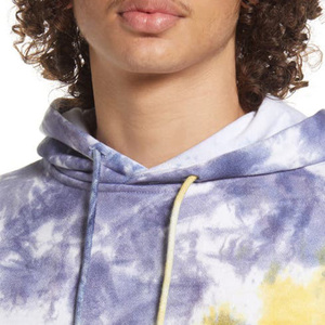 Sweat à capuche streetwear personnalisé OEM pour homme, brodé de haute qualité, couleur unie, imprimé en relief, respirant, avec poches - Product Image 2