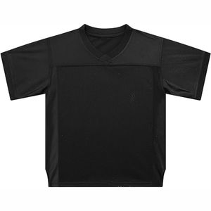 Maillot de football américain en maille personnalisable en gros d'usine, manches courtes, respirant, 100% polyester, dernier design - Product Image 1