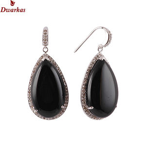Belles boucles d'oreilles vintage en argent 925 pour femmes faites à la main avec des bijoux de boucle d'oreille en pierre principale d'opale rose multicolore CZ - Product Image 5