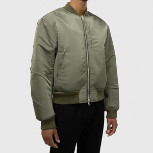 Cremallera Up Prendas de abrigo Abrigos Chaqueta de bombardero OEM Camo Chaqueta de invierno Abrigos baratos Abrigo de invierno Hombres chaquetas de bombardero hombres - Product Image 2