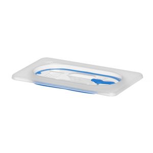 Conteneur de stockage alimentaire hermétique transparent Hendi GN 1/9 avec couvercle 176x108mm - Product Image 1