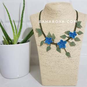 Mavi NO 2 İğne oyasımüjde kolye Moda İne halsızlarถ่ายภาพ - Product Image 1