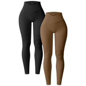 Leggings de Mujer con Efecto Push-Up, Conjuntos de Ropa de Yoga Cómodos y Sin Costuras para Invierno, Estilo Casual, Cintura Media, Top Deportivo - Product Image 3