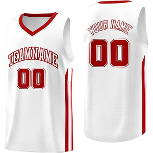 Uniformes de Baloncesto Juveniles Personalizados al por Mayor, Conjuntos para Niños con Logotipo Sublimado, Manga Corta, Uniforme de Baloncesto en Blanco, Cómodo - Product Image 4