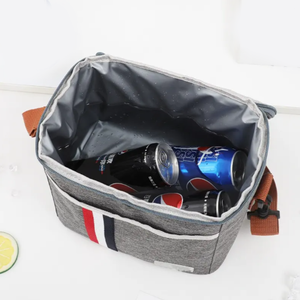 2024เก็บความเย็นสไตล์ใหม่กระเป๋าใส่อาหารกลางวันความจุสูงกันน้ำกระเป๋ากลางแจ้งแบบพกพาหนาสองชั้นกระเป๋าเก็บความเย็นสำหรับปิกนิก - Product Image 6