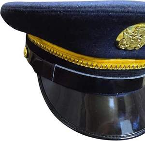 หมวกทรงแหลมสำหรับเจ้าหน้าที่คุณภาพสูง ออกแบบตามสั่ง ชุดเครื่องแบบ หมวกเจ้าหน้าที่สำหรับขาย - Product Image 2