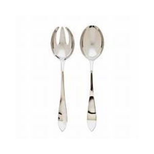 Ensemble de serveurs à salade unique avec manche en bois Ustensiles de cuisine pour table de fête de restaurant à la maison - Product Image 2