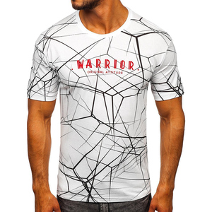 2025 nouveau t-shirt pour hommes de haute qualité par sublimation décontracté surdimensionné t-shirt blanc personnalisé t-shirt pour hommes - Product Image 5