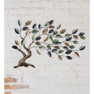 Sculpture murale vintage en métal pour la maison Décoration intérieure élégante Salon Chambre à coucher Accent mural - Product Image 1