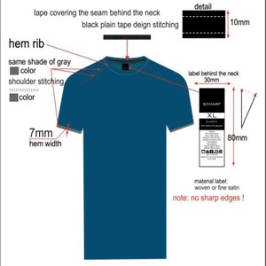 Fabricante directo al por mayor logotipo personalizado de peso pesado de alta calidad de manga corta de algodón cuello redondo de talla grande camisetas de hombre - Product Image 4