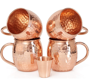 Taza de cobre Moscow Mule Última taza de jarra medieval Taza plateada Taza de alta calidad Drinkware Precio barato - Product Image 6