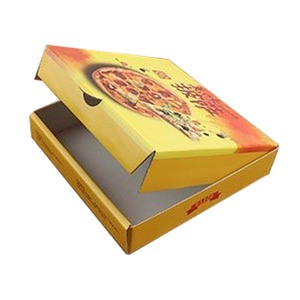 Low price Wholesale High Quality Cheap Custom Logo naiya <strong>11</strong> <strong>x</strong> <strong>11</strong> 10*<strong>50</strong> yellow and red pizza box with square - Product Image 5