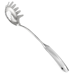 Cuchara de espagueti de acero inoxidable Utensilios de cocina Cuchara de pasta Fideos Última calidad Venta caliente Cuchara de servidor de espagueti - Product Image 5