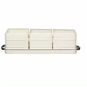 BIDON À LAIT GALVANISÉ EN FER EN MÉTAL AVEC POIGNÉE EN BOIS STYLES DESIGN BIDON À LAIT DE FLEURS EN MÉTAL DESIGN À LA MAIN SUPPORT POUR PLANTES À FLEURS - Product Image 3