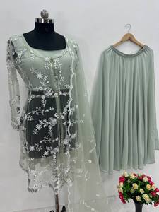 ชุดปากีสถาน4ชิ้นแฟนซีชุดปาร์ตี้ออกแบบใหม่ - Product Image 4
