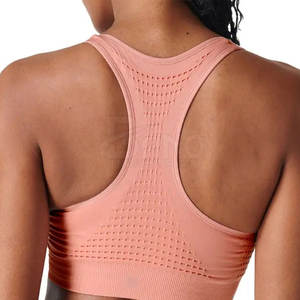 Soutien-gorge de sport taille XS séchage rapide Fitness Gym vêtements de yoga pour les activités de plein air d'été impression de couleur unie pour la course à pied - Product Image 3